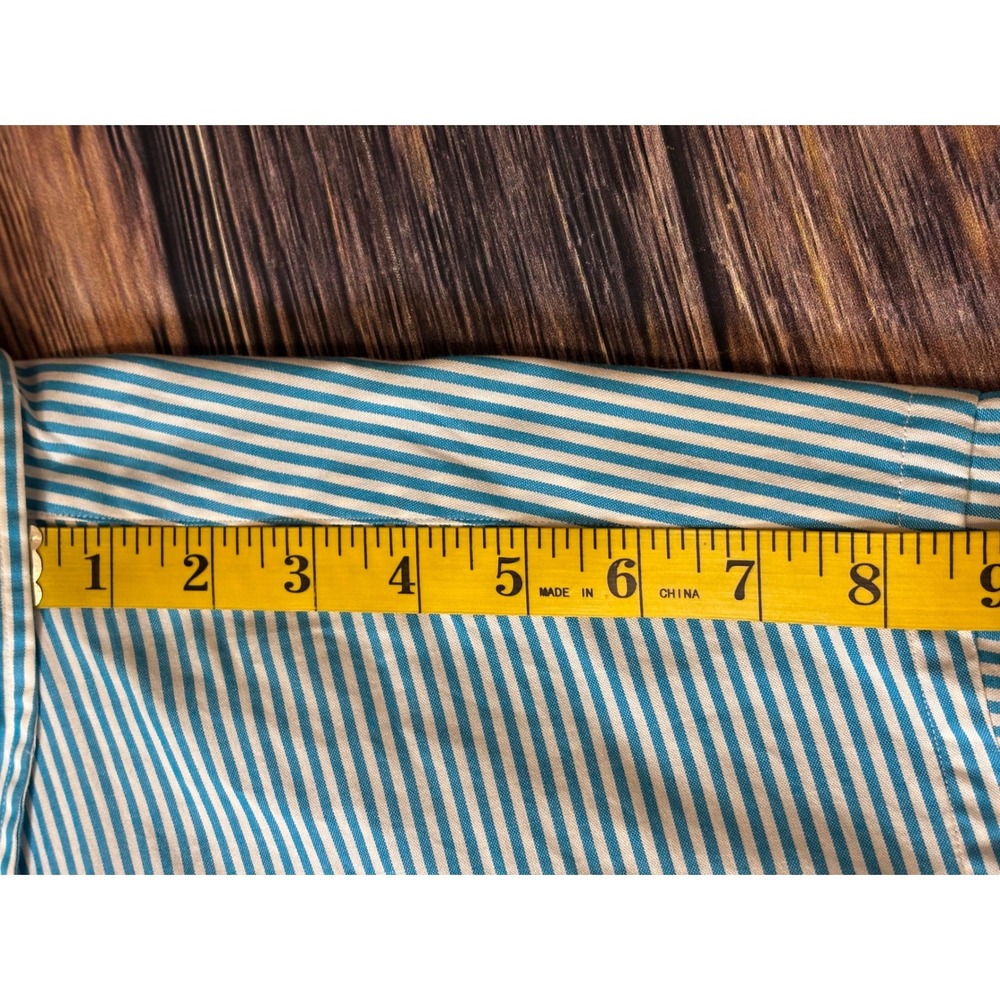 Polo Ralph Lauren Blake Shirt Mens XXL Blue White Stripe Cotton Button Down - Picture 8 of 13